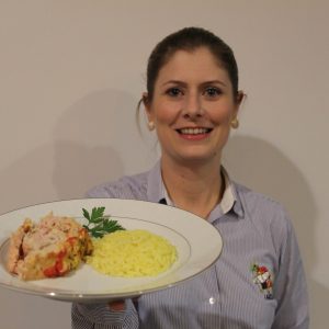 Rocambole de Frango Recheado